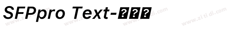 SFPpro Text字体转换